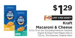 ShopRite Kraft Macaroni & Cheese offer