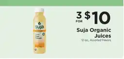 ShopRite Suja Organic Juices offer