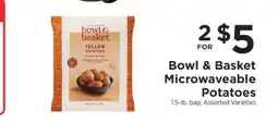 ShopRite Bowl & Basket Microwaveable Potatoes offer