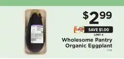 ShopRite Wholesome Pantry Organic Eggplant offer