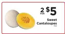 ShopRite Sweet Cantaloupes offer