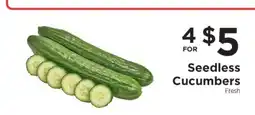 ShopRite Seedless Cucumbers offer