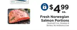 ShopRite Fresh Norwegian Salmon Portions offer