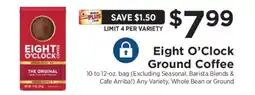 ShopRite Eight O'Clock Ground Coffee offer