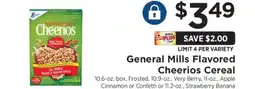 ShopRite General Mills Flavored Cheerios Cereal offer