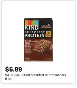 CVS Kind breakfast or protein bars offer