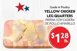 La Chiquita Food Market Grade A Poultry YELLOW CHICKEN LEG QUARTERS offer