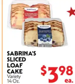 La Chiquita Food Market SABRINA'S SLICED LOAF CAKE offer