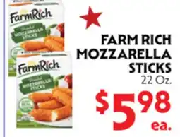 La Chiquita Food Market FARM RICH MOZZARELLA STICKS offer