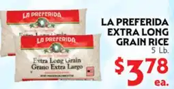 La Chiquita Food Market LA PREFERIDA EXTRA LONG GRAIN RICE offer