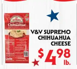 La Chiquita Food Market V&V SUPREMO CHIHUAHUA CHEESE offer