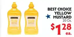 La Chiquita Food Market BEST CHOICE YELLOW MUSTARD offer