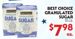 La Chiquita Food Market BEST CHOICE GRANULATED SUGAR offer