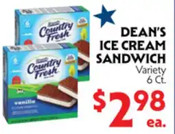 La Chiquita Food Market DEAN'S ICE CREAM SANDWICH offer