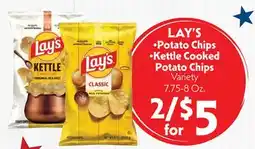 La Chiquita Food Market LAY'S Potato Chips Kettle Cooked Potato Chips offer