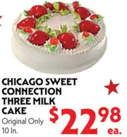 La Chiquita Food Market CHICAGO SWEET CONNECTION THREE MILK CAKE offer