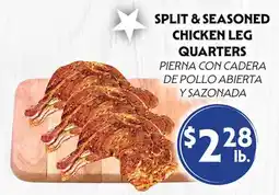 La Chiquita Food Market SPLIT & SEASONED CHICKEN LEG QUARTERS offer