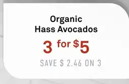 Standard Market Organic Hass Avocados offer