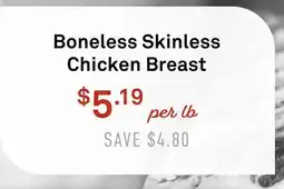 Standard Market Boneless Skinless Chicken Breast offer