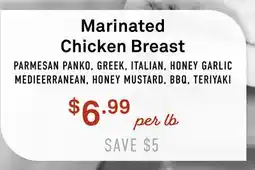 Standard Market Marinated Chicken Breast offer