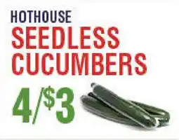 Circus Fruits HOthouse SEEDLESS CUCUMBERS offer