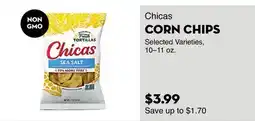 Bristol Farms Chicas CORN CHIPS offer