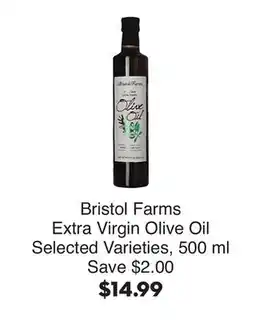 Bristol Farms Bristol Farms Extra Virgin Olive Oil offer