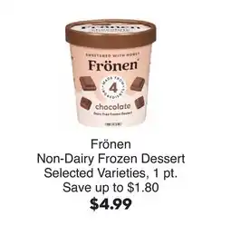 Bristol Farms Frönen Non-Dairy Frozen Dessert offer
