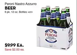 Bristol Farms Peroni Nastro Azzurro BEER offer
