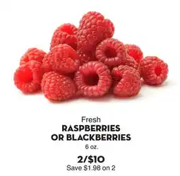 Bristol Farms Fresh RASPBERRIES OR BLACKBERRIES offer