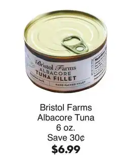 Bristol Farms Bristol Farms Albacore Tuna offer