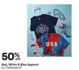 Michaels Red, White & Blue Apparel by Celebrate It offer