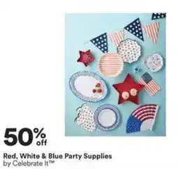 Michaels Red, White & Blue Party Supplies offer