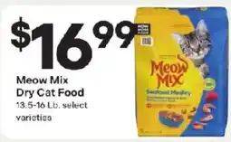 Coborn's Meow Mix Dry Cat Food offer
