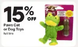 Coborn's Paws Cat or Dog Toys offer
