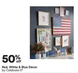 Michaels Red, White & Blue Décor by Celebrate It offer