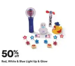 Michaels Red, White & Blue Light Up & Glow offer