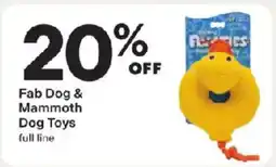 Coborn's Fab Dog & Mammoth Dog Toys offer