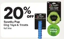 Coborn's Spunky Pup Dog Toys & Treats offer