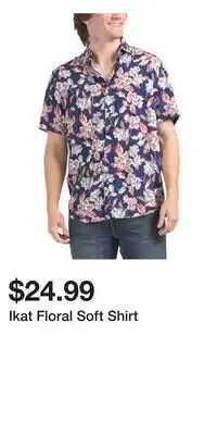TJ Maxx Ikat Floral Soft Shirt offer