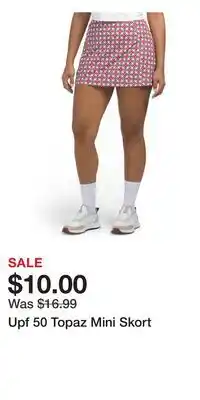 TJ Maxx Upf 50 Topaz Mini Skort offer