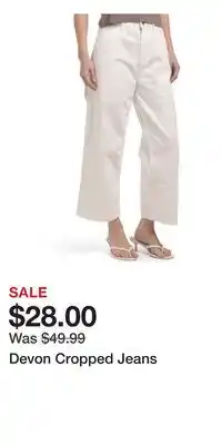 TJ Maxx Devon Cropped Jeans offer