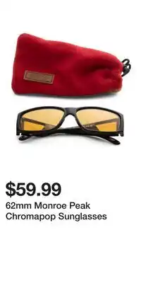 TJ Maxx 62mm Monroe Peak Chromapop Sunglasses offer