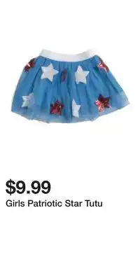 TJ Maxx Girls Patriotic Star Tutu offer