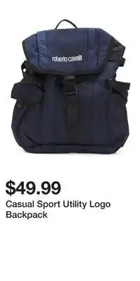 TJ Maxx Casual Sport Utility Logo Backpack offer
