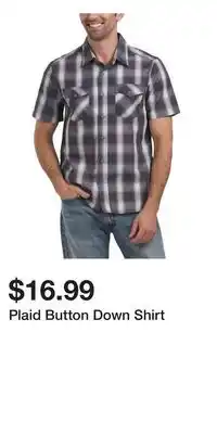 TJ Maxx Plaid Button Down Shirt offer