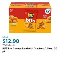 Sam's Club RITZ Bits Cheese Sandwich Crackers, 1.5 oz., 30 pk offer