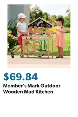 Sam's Club Member's Mark Outdoor Wooden Mud Kitchen offer