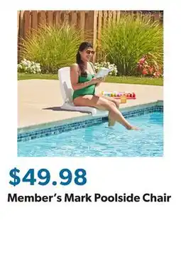 Sam's Club Member's Mark Poolside Chair offer