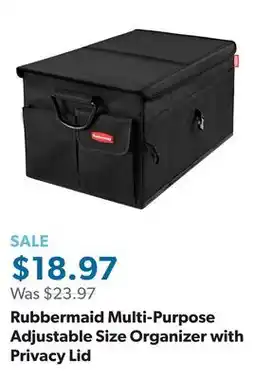 Sam's Club Rubbermaid Multi-Purpose Adjustable Size Organizer with Privacy Lid offer